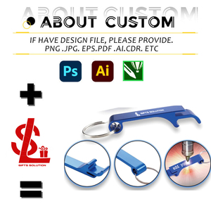 Porte-clés personnalisé avec ouvre-bouteille, ouvre-bouteille avec logo personnalisé, ouvre-bouteille en aluminium, logo personnalisé pour la <span class=keywords><strong>promotion</strong></span> - Product Image 2