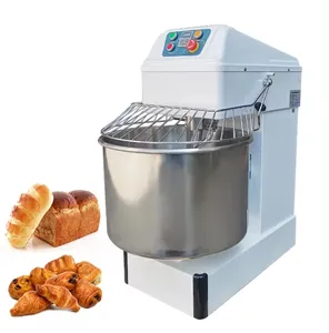 Mezclador de masa comercial de panel de Impastatrice de harina de pastel industrial 60l Amasadora Para Pizza 80 Qt para restaurante