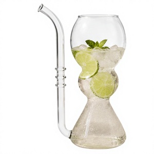 Verres à cocktail transparents en borosilicate faits à la main de 750 ml, sans plomb, coupe Martini, verres à Margarita, verrerie de bar réutilisable en gros - Product Image 2
