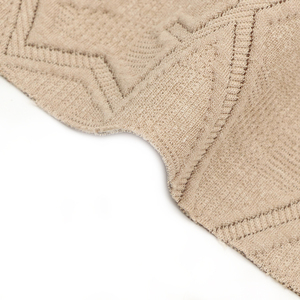 Chất lượng cao 300gsm căng bông Jacquard dệt kim <span class=keywords><strong>Polyester</strong></span> <span class=keywords><strong>Viscose</strong></span> vải cho váy quần áo - Product Image 5