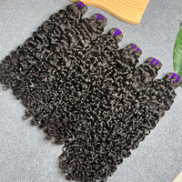 Lots de Cheveux Naturels Bouclés Birmans Bruts de Grossistes, 100% Non Traités, Volumineux Cambodgiens, Vietnamiens, Birmans