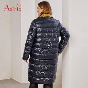 Manteau en plumes de duvet Manteau épais et chaud Manteau en plumes de duvet mince et de duvet des deux côtés Vestes d'hiver légères pour femmes - Product Image 3