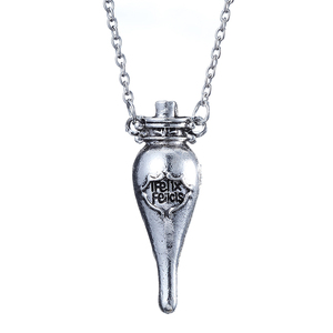 ZRM Fashion Antique Charm Potter Felix Felicis Collier Pendentif Bouteille de Potion Magique Liquide Porte-Bonheur en Alliage de Zinc Bijoux Vintage - Product Image 3