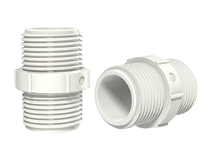 Raccords filetés en caoutchouc UPVC de haute qualité, double filetage mâle, filetage BSP, haute pression, construction - Product Image 2