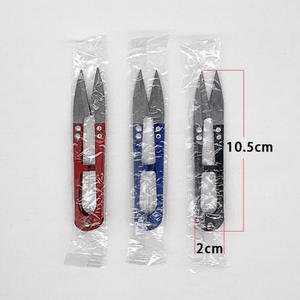 Coupe-fil coloré en acier inoxydable en forme de U, ciseaux durables pour broderie, point de croix, travaux d'aiguille, artisanat - Product Image 5