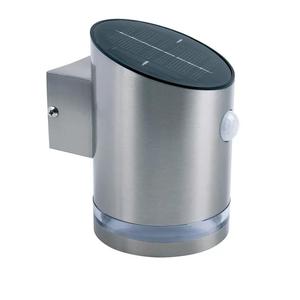 Moderne Zwarte Ip44 Aluminium Bewegingssensor Buiten Led Vaste Neerwaartse Muur Hek Zonne-Verlichting Voor Tuin Dimbaar - Product Image 2