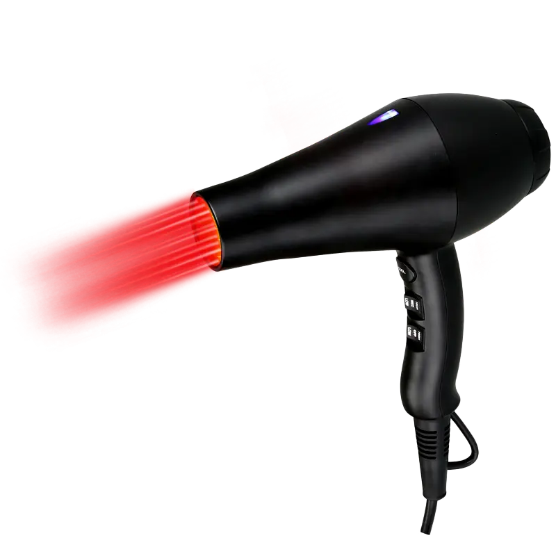 Plancha de cabello profesional con infrarrojo新しくデザインされた電気赤外線ヘアドライヤープロのサロンブロードライヤーとスタイラー