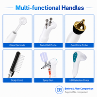 Analyseur multifonctionnel 7 en 1 pour l'analyse du cuir chevelu et des cheveux, traitement de la perte de cheveux, masseur, caméra 200X, appareil de beauté pour clinique capillaire, spa, salon