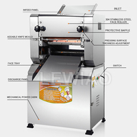 LE 1500W 220V Machine à pâtes électrique commerciale en acier inoxydable pour la fabrication de nouilles Rouleau de pâte Machine à découper les nouilles