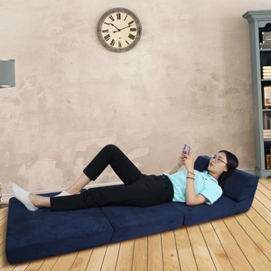 Nhà máy-nén gấp ba bộ nhớ bọt du lịch Nệm bền và có thể gập lại sofabed cắm trại sàn - Product Image 3