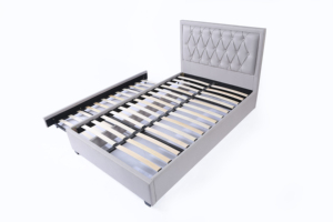 Nữ Hoàng nền tảng khung giường, hiện đại giữa thế kỷ nền tảng bedframe với rắn gỗ chân - Product Image 5