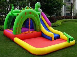 Toboggan aquatique gonflable drôle <span class=keywords><strong>de</strong></span> maison <span class=keywords><strong>de</strong></span> bulle d'Oxford avec la piscine pour des enfants - Product Image 3