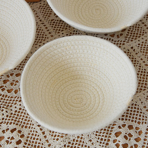 Factory Hot Sale <b>Storage</b> <b>Baskets</b> Woven Cotton Rope <b>Basket</b> Organizing Home Decoration - Product Image 2
