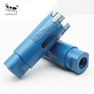 LITTLE ANT Punta diamantata segmentata turbo per trapano a corona, elettrica, per saldatura ad alta frequenza, 30mm, finitura ossido nero, OEM, lunghezza 100mm - Product Image 5