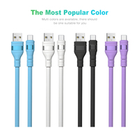 Cable USB Multifunción de Transferencia de Datos con Conector USB 3.0 y Micro USB Tipo-C y USB-A, Material TPE, Conductor de Cobre Puro, PD60W