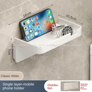 Support mural pour rouleau <span class=keywords><strong>de</strong></span> <span class=keywords><strong>papier</strong></span> <span class=keywords><strong>toilette</strong></span> et essuie-tout, sans perçage, pour salle <span class=keywords><strong>de</strong></span> bain domestique - Product Image 5