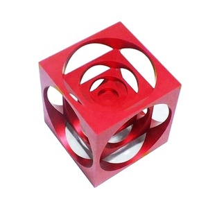 Aluminium anodisé Cnc, pièces de précision en aluminium rouge anodisé de précision, colorée - Product Image 1