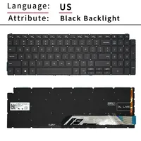 Teclado original para ordenador portátil, US/SP, ruso, para Dell Inspiron15-7591 7590 5591 5593 5598 5590 5584 5594 7790 P42E P42F P88F P83F P90F