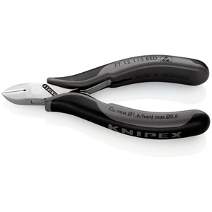 Cortador lateral electrónico Knipex ESD 77 12 115 fabricado en Alemania - Product Image 1