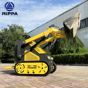 Rippa Hydraulic Front End Loader Skid Steer Loader Mini Loader Skid Steer With Attachments