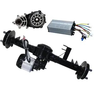 Gemotoriseerde Driewielers Schijfrem Driewieler 2000 W Motor Versnellingsbak Motorfiets Kit Achteras