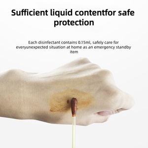 Tamponi Iodofori Confezionati Singolarmente, Portatili, per Disinfezione Esterna d'Emergenza del Corpo - Product Image 4
