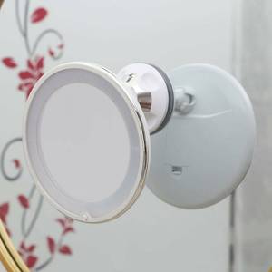Miroir de maquillage usb, avec ventouse 10X LED, rasoir de douche, cosmétiques, paramètres de lumière, miroir de vanité et de beauté à effet <span class=keywords><strong>loupe</strong></span> - Product Image 2