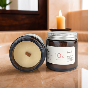 Vela perfumada de cera de soja de lujo con latas aromáticas Juego de regalo Vela natural para compra a granel - Product Image 1