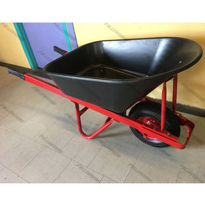 Wiel Kruiwagen Wb5405 Dubbele Kruiwagen Grote Betonnen Kruiwagen 2 Wiel Metalen <span class=keywords><strong>Trolley</strong></span> - Product Image 3