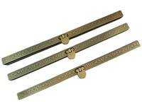 Accessoires pour sacs Bandes de bordure droites en tôle de fer verrouillables de 4,5/7,5 pouces Bandes de reliure métalliques pour la fabrication de sacs Matériel