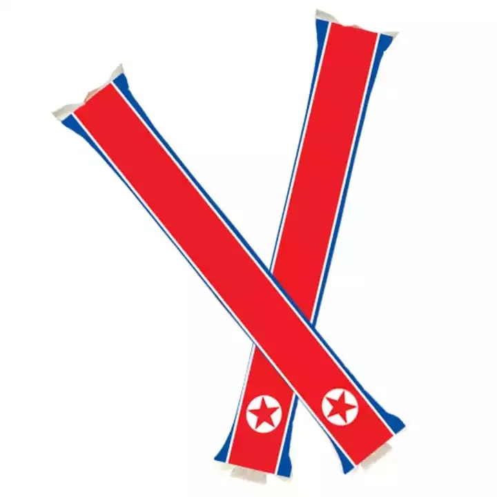 Großhandel bunte benutzer definierte Logo National flagge Bang Bang PE aufblasbare Thunder Cheer ing Sticks