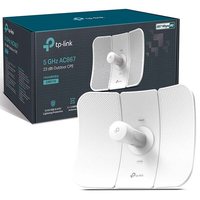 Puente Inalámbrico para Exteriores TP-Link CPE710, Compatible con POE, Antena de Alta Ganancia de 23dBi de Largo Alcance, WiFi 5 802.11ac, Aplicación Empresarial