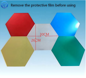 Hexagon <b>LED</b> Wall <b>Light</b> Panels | Color Changing Modular <b>LED</b> <b>Lights</b> | Acrylic Cutting | Decorative Hexagonal Lighting for <b>Gaming</b> - Product Image 1