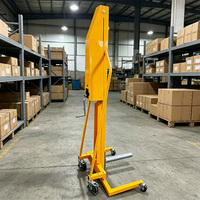 Chariot élévateur manuel portable à plateforme, actionné par treuil, entièrement électrique, capacité en tonnes