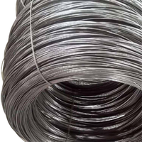 Fil d'acier au carbone Q195 conforme à la norme ASTM, fil recuit noir à faible teneur en carbone pour la fabrication de grillage métallique