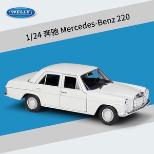 Welly 1:24 <span class=keywords><strong>M</strong></span> Ercedes <span class=keywords><strong>B</strong></span> Enz 220 auto da collezione in metallo pressofuso modello di auto in lega per bambini adulti collezione regalo - Product Image 6