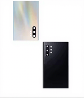 Coque arrière en verre pour Samsung Galaxy Note 10 Plus N975 N9750, boîtier de batterie