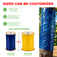 All Season Super Sterke Kleefband Blauw Peel and Stick 10cm X 20m Vliegende Insectenval Tape voor Huisbestrijding van Ongedierte Geliefd bij Kwekers