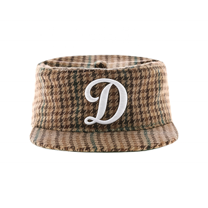 <span class=keywords><strong>หมวก</strong></span>ทรงพิลบอกซ์ผ้าวูลผสมลายฮาวด์ทูธแบบใหม่ ปักโลโก้ 3 มิติ ปีกแบนปรับได้ สไตล์ลำลองสำหรับใส่เดินเล่น - Product Image 1