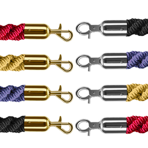 Cuerdas trenzadas coloridas del puntal de la barrera para el control del Banco <span class=keywords><strong>VIP</strong></span> y Subwaycrowd - Product Image 3