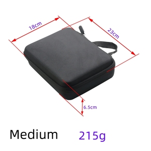 Étui de transport rigide avec poignée pour <span class=keywords><strong>GoPro</strong></span> Hero 13 12 DJI Osmo Action 6 5Pro 4 3, <span class=keywords><strong>sac</strong></span> de rangement antichoc en taille petite/moyenne/grande - Product Image 5