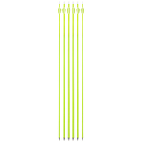 Flèches en carbone mixte ID4.2mm 1500 Spine avec plumes de caoutchouc/canard pour le tir sportif en extérieur