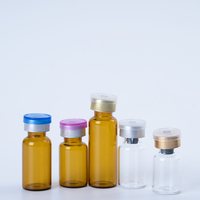 Prix d'usine - Flacons en verre pour injection pharmaceutique de 3 ml, 5 ml, 6 ml, 7 ml, 10 ml avec bouchon en caoutchouc pour médicaments