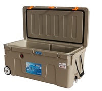 TOLEE-Glacière en PE isolée de 120 litres pour camping, pique-nique, barbecue, avec caractéristiques thermiques pour le stockage des aliments, nouveauté