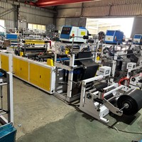 Vollautomatische Kompostierbare PE-Kunststoff-Verpackungsmaschine für Express-Versandtaschen mit Klebestreifen