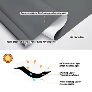 Persianas Enrollables Motorizadas para Ventanas, Personalizables en Ancho, con Control Remoto Inalámbrico y Recargable - Product Image 4