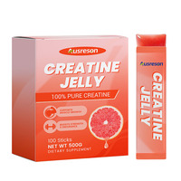 VitaSpring OEM Créatine Monohydrate en Gel Pré-Entraînement, Boisson Énergisante Pure aux Électrolytes, Gel Boostant l'Énergie à la Créatine, Bâtonnets de Gelée de Créatine