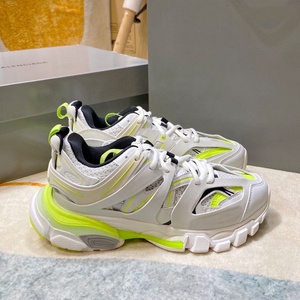 Chaussures décontractées personnalisables en cuir véritable, respirantes, légères, à enfiler, avec semelle épaisse en maille, tendance mode - Product Image 1