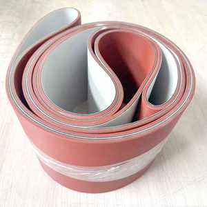 Новая двухслойная износостойкая конвейерная лента Jingtian с красным резиновым покрытием из ПВХ - Product Image 4