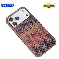 Étui magnétique en fibre d'aramide pour iPhone, coque antichoc en TPU rigide de 1,2 mm avec bords souples, aimant N52, OEM ODM